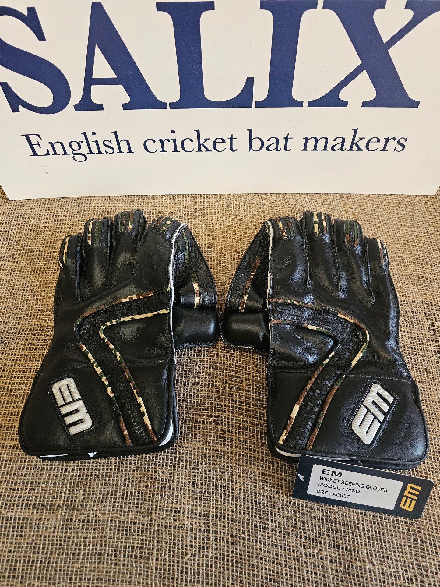EM Wicket Keeping Gloves - MSD (Mahendra Singh Dhoni) Adult
