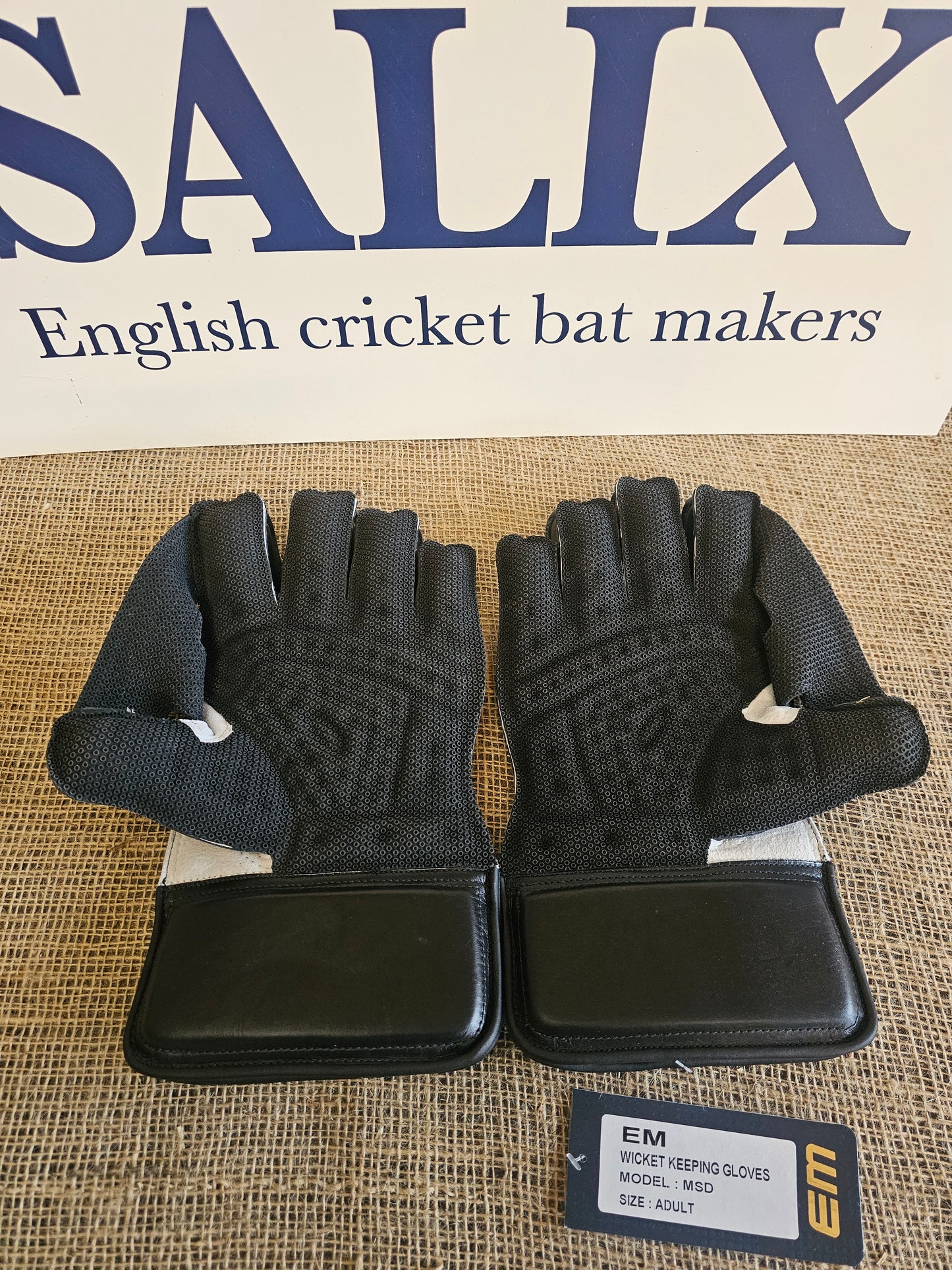 EM Wicket Keeping Gloves - MSD (Mahendra Singh Dhoni) Adult
