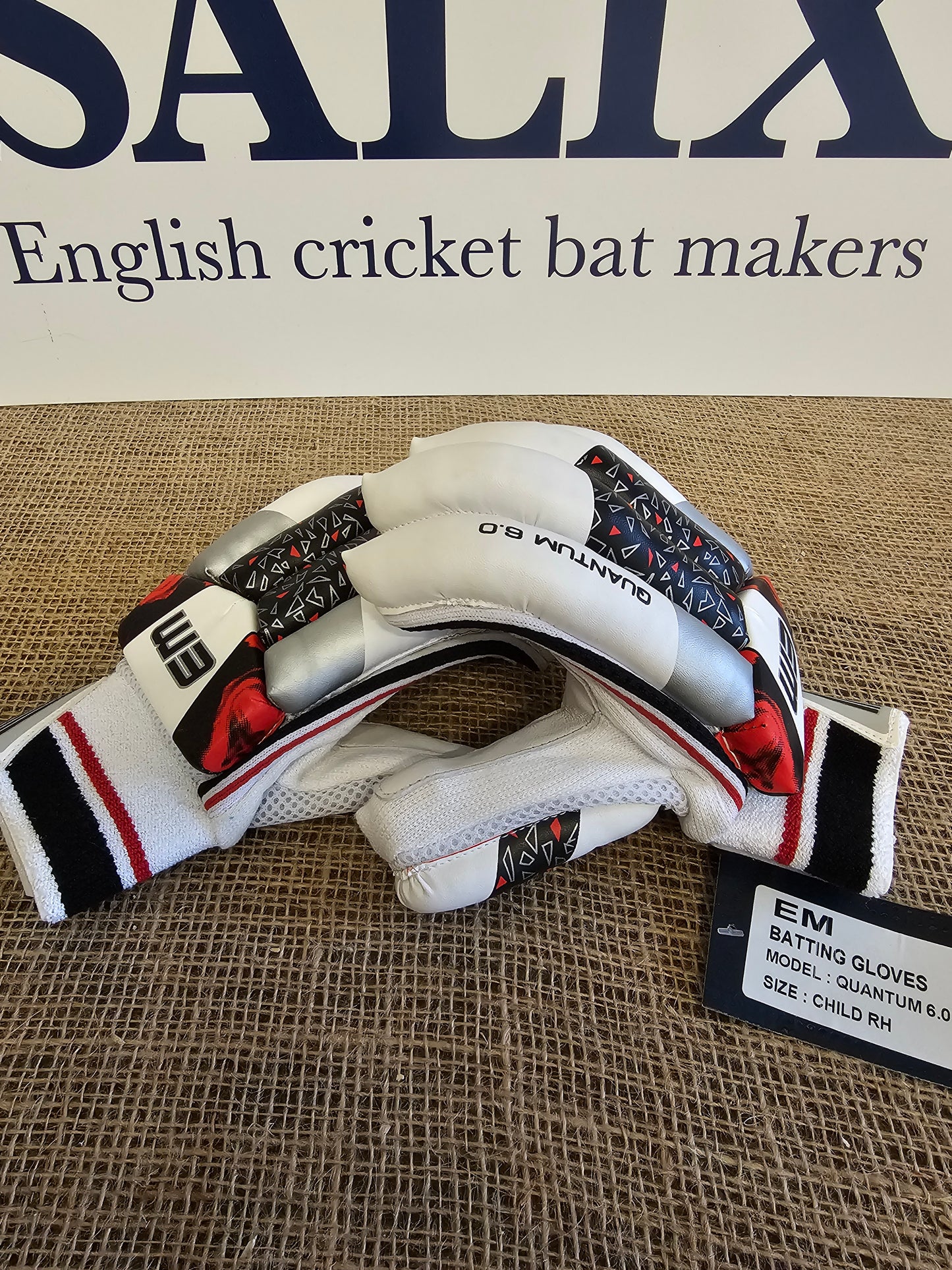 EM Batting Gloves - Quantum 6.0 Small Adult Left Handed