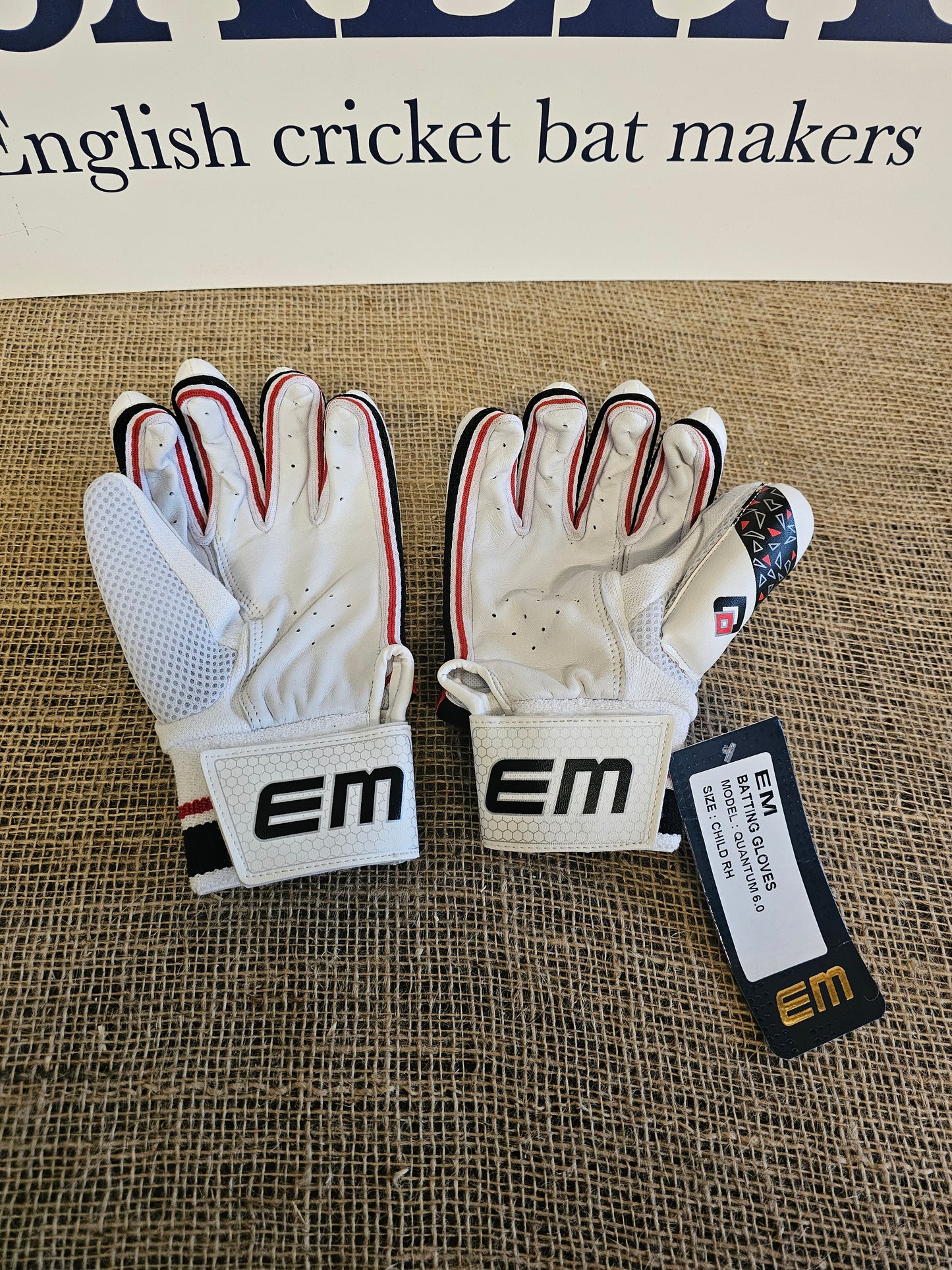 EM Batting Gloves - Quantum 6.0 Small Adult Right Handed