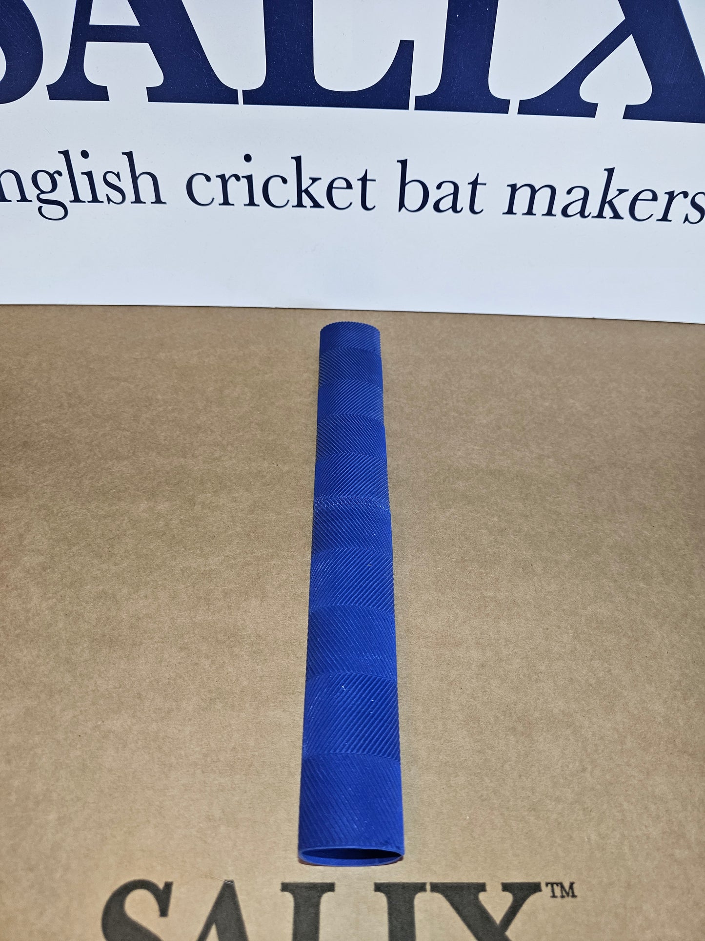 Blue Chevron Cricket Bat Grip
