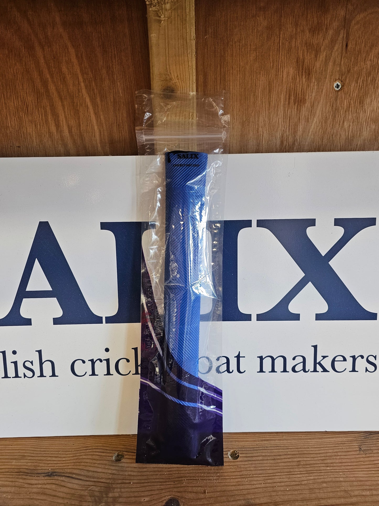 Royal Blue Chevron Cricket Bat Grip